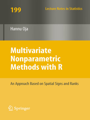 cover image of Multivariate Nonparametric Methods with R